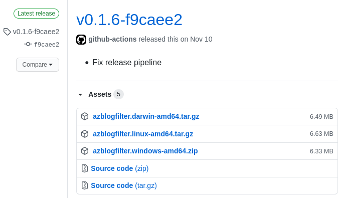 GitHub release