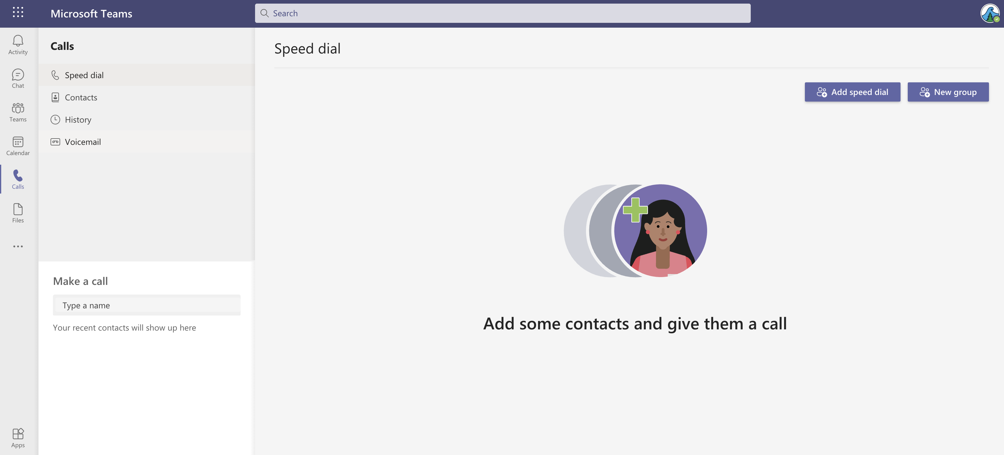 Teams in the browser