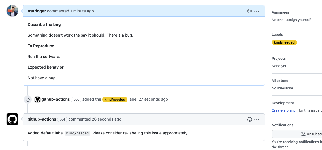 Require label prefix